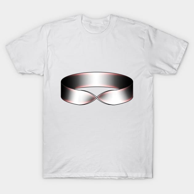 Mobius Strip T-Shirt by StrangeCircle